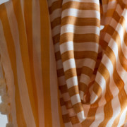 SCARF – BENGAL HANDLOOM Organic COTTON | BROWN STRIPES CU