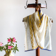 SCARF – JAMDANI | YELLOW TRIANGLE