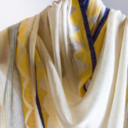 SCARF – JAMDANI | YELLOW TRIANGLE