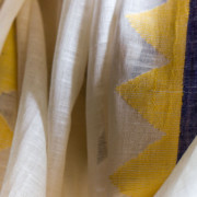 SCARF – JAMDANI | YELLOW TRIANGLE L