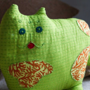 Animal Cushion, Fun cushion, Cat cushion, Stuffed cushion, cushion for kids, Children's cushion, pin cushion