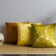 Throw pillow cover, batik, cushion, made in india, handicraft, handmade, silk, indian silk, earth colours