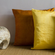 Throw pillow cover, batik, cushion, made in india, handicraft, handmade, silk, indian silk, earth colour