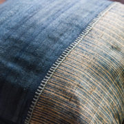 Silk cushion, Embroidery cushion, Throw pillow cover, cushion, made in india, handicraft, handmade, Blue cushion, designer cushion, handloom cushion