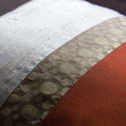 Silk cushion, Throw pillow cover, cushion, made in india, handicraft, handmade, polka cushion, designer cushion, handloom cushion