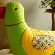 Animal Cushion, Fun cushion, Parrot cushion, Bird, Stuffed cushion, cushion for kids, Children's cushion, pin cushion, toy