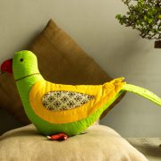 Animal Cushion, Fun cushion, Parrot cushion, Bird, Stuffed cushion, cushion for kids, Children's cushion, pin cushion, toy