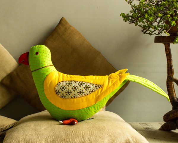Animal Cushion, Fun cushion, Parrot cushion, Bird, Stuffed cushion, cushion for kids, Children's cushion, pin cushion, toy