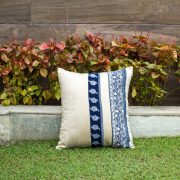 Kopai Paar handmade cushion orange cross set