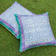 Kopai Paar handmade cushion orange cross set