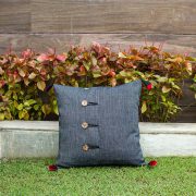 Kopai Paar handmade cushion orange cross set