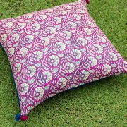 Kopai Paar handmade cushion orange cross set
