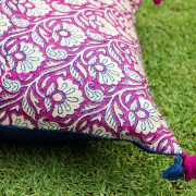 Kopai Paar handmade cushion orange cross set