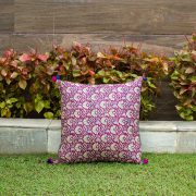 Kopai Paar handmade cushion orange cross set