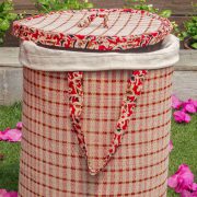 Madur Kathi Basket, Laundry Basket, Natural Fibre Basket, handwoven Basket, Indian handicraft, Crafts of India, Kopai-Paar, Organic Laundry basket