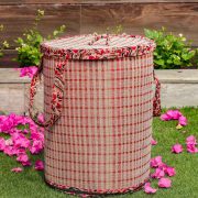 Madur Kathi Basket, Laundry Basket, Natural Fibre Basket, handwoven Basket, Indian handicraft, Crafts of India, Kopai-Paar, Organic Laundry basket