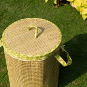 Madur Kathi Basket, Laundry Basket, Natural Fibre Basket, handwoven Basket, Indian handicraft, Crafts of India, Kopai-Paar, Organic Laundry basket
