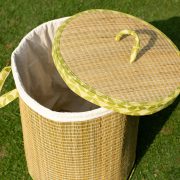 Madur Kathi Basket, Laundry Basket, Natural Fibre Basket, handwoven Basket, Indian handicraft, Crafts of India, Kopai-Paar, Organic Laundry basket
